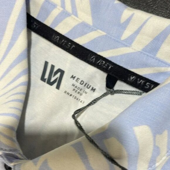 VRST Men's Leafy Palm Pique Polo - Picture 11 of 11